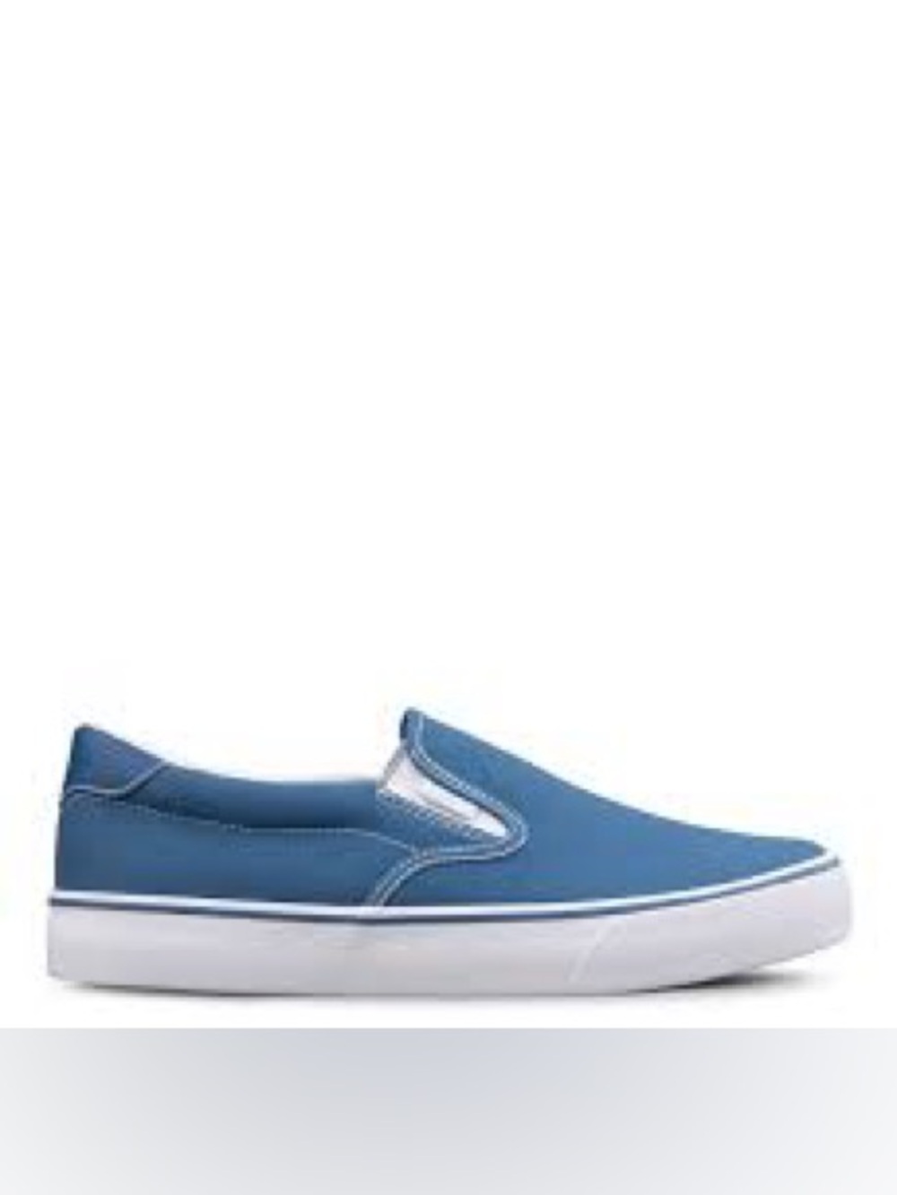 Lugz Slip-On Canvas Blue Sneakers Sz 8 BNWB